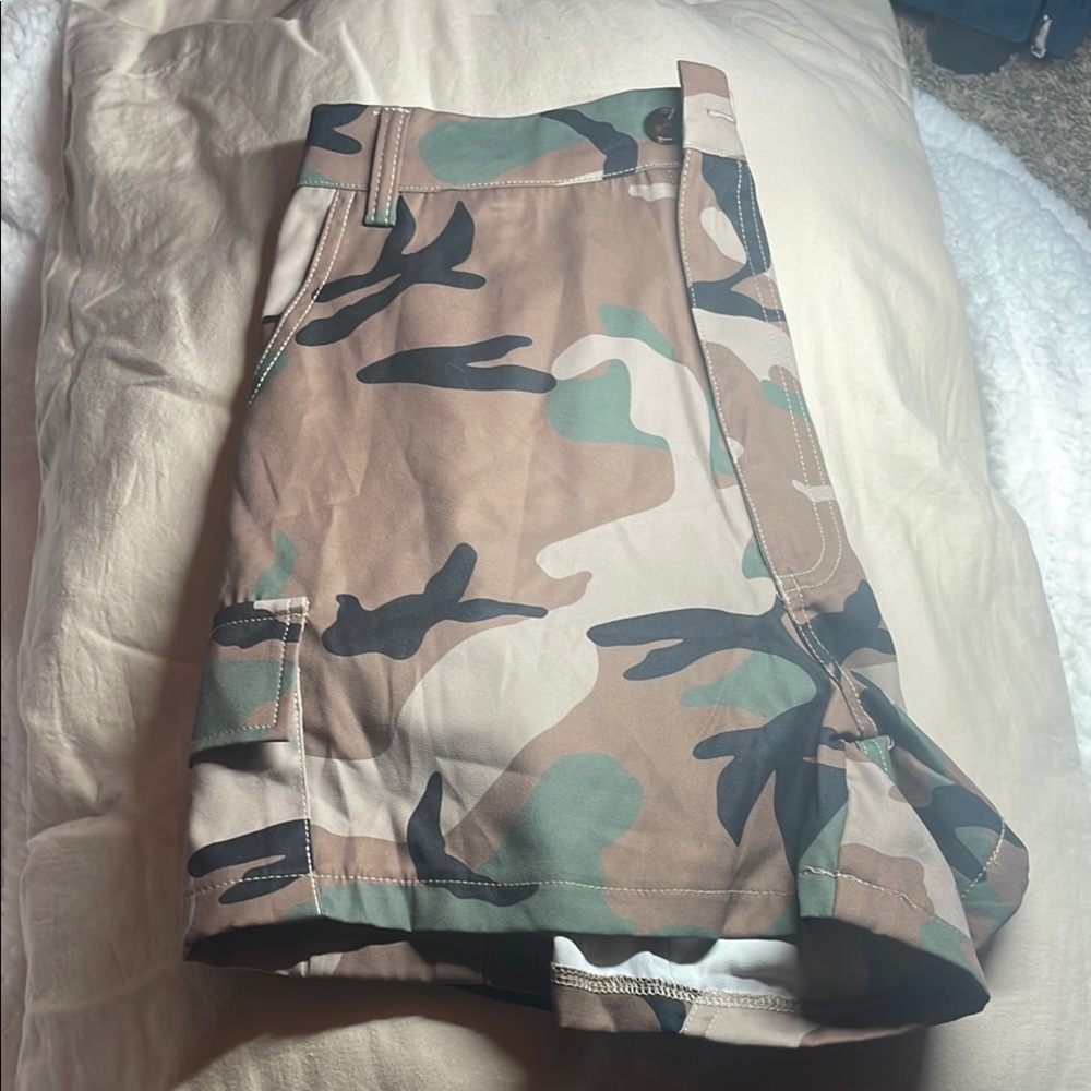 Camouflage Cargo Shorts